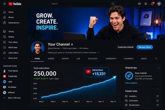 Growing YouTube subscribers for consistent long-term views
