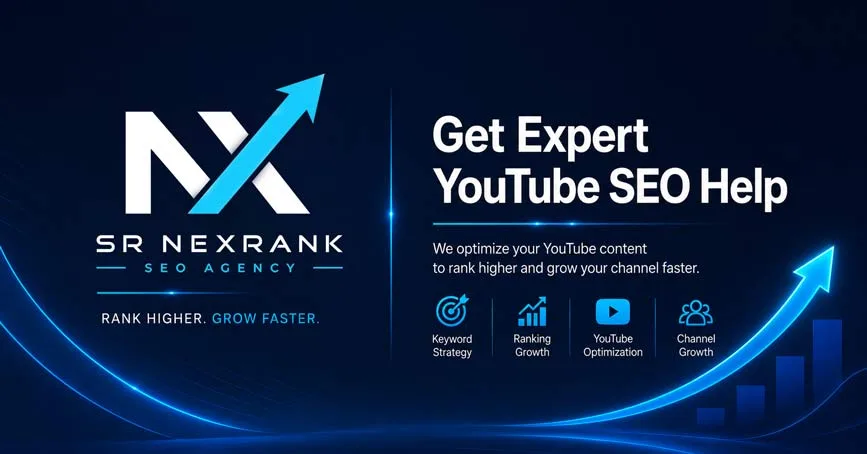 SRNexRank YouTube SEO agency contact and support