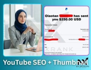 SR Nexrank is a professional SEO agency specializing in YouTube SEO, Website SEO, and Digital Marketing. This is the official logo of SR Nexrank SEO Agency.