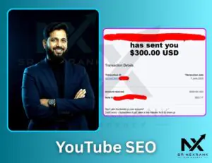 SR Nexrank is a professional SEO agency specializing in YouTube SEO, Website SEO, and Digital Marketing. This is the official logo of SR Nexrank SEO Agency.