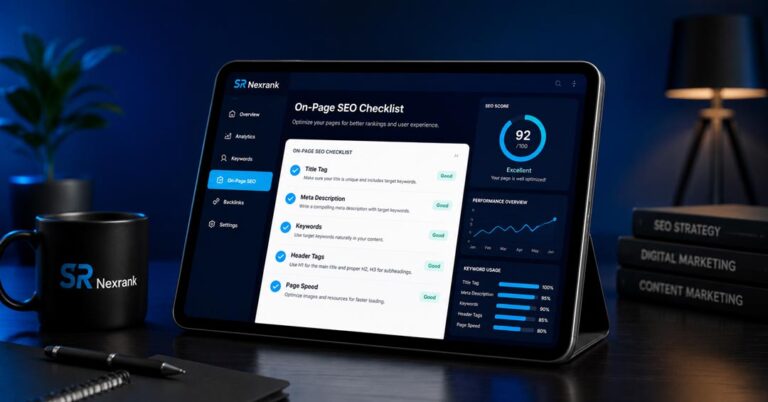 on page SEO checklist guide 2026