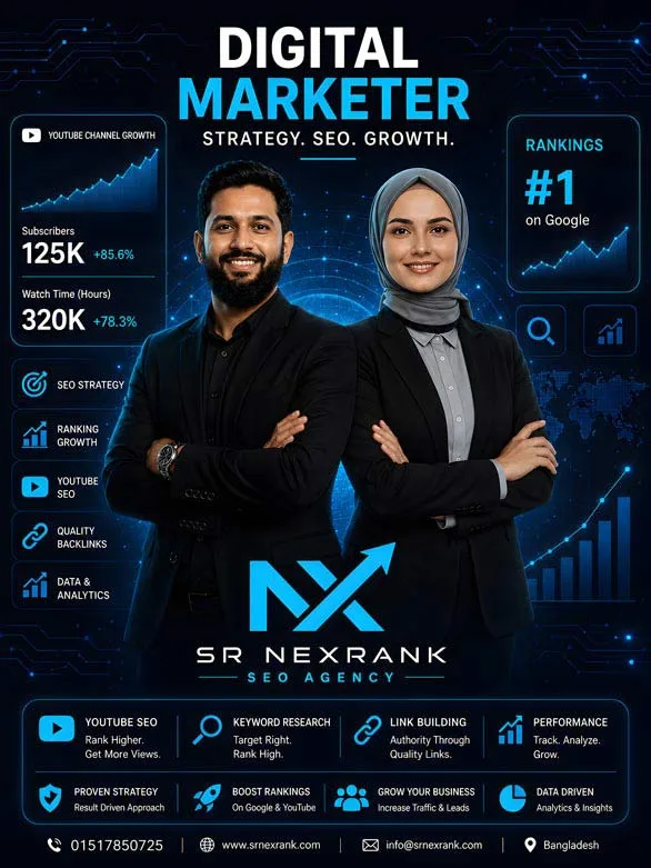 Sayabur Rahman & Raisa Rahman - SEO Expert and Founder of SR Nexrank SEO Agency