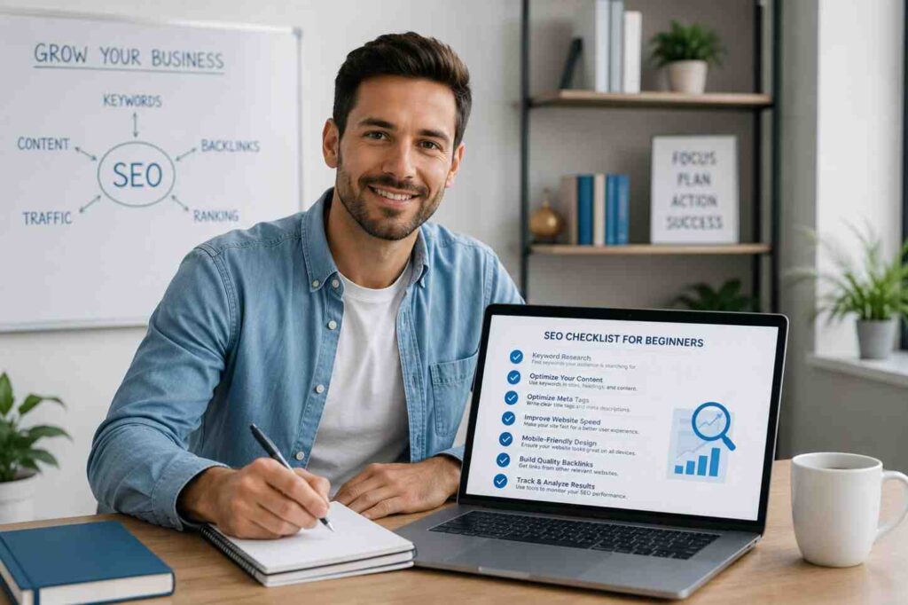 Actionable SEO next steps for beginners starting their first strategy